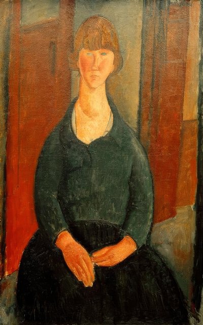 La niña de las flores de Amedeo Modigliani